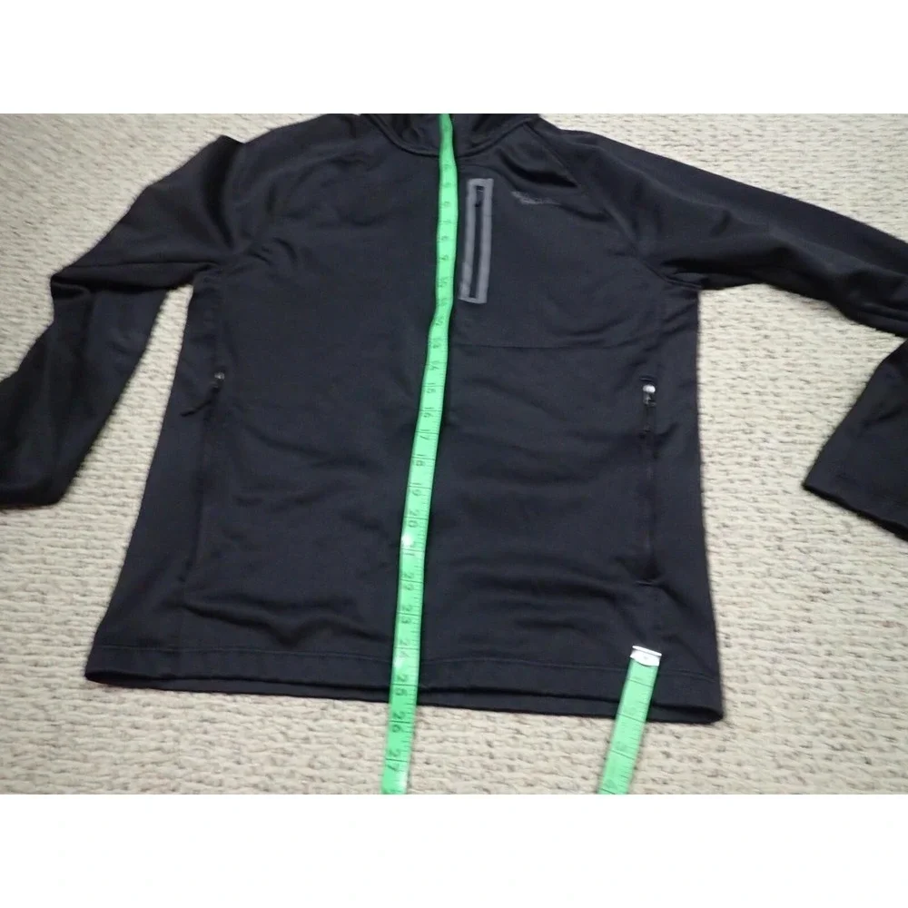 The North‎ Face Full Zip Jacket Mens Medium Black Excellent Lightweight Active
